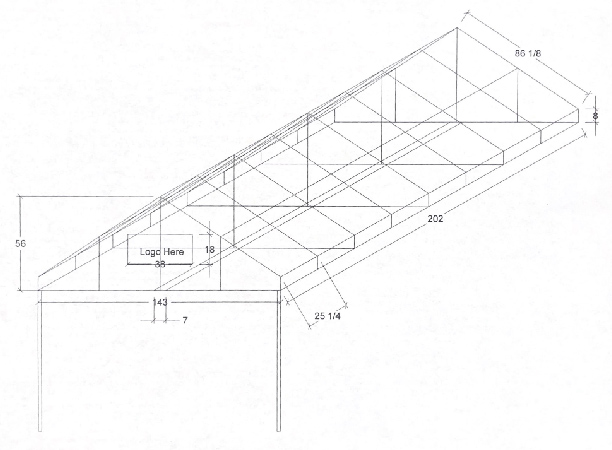 Fixed Awning and Canopy schematic